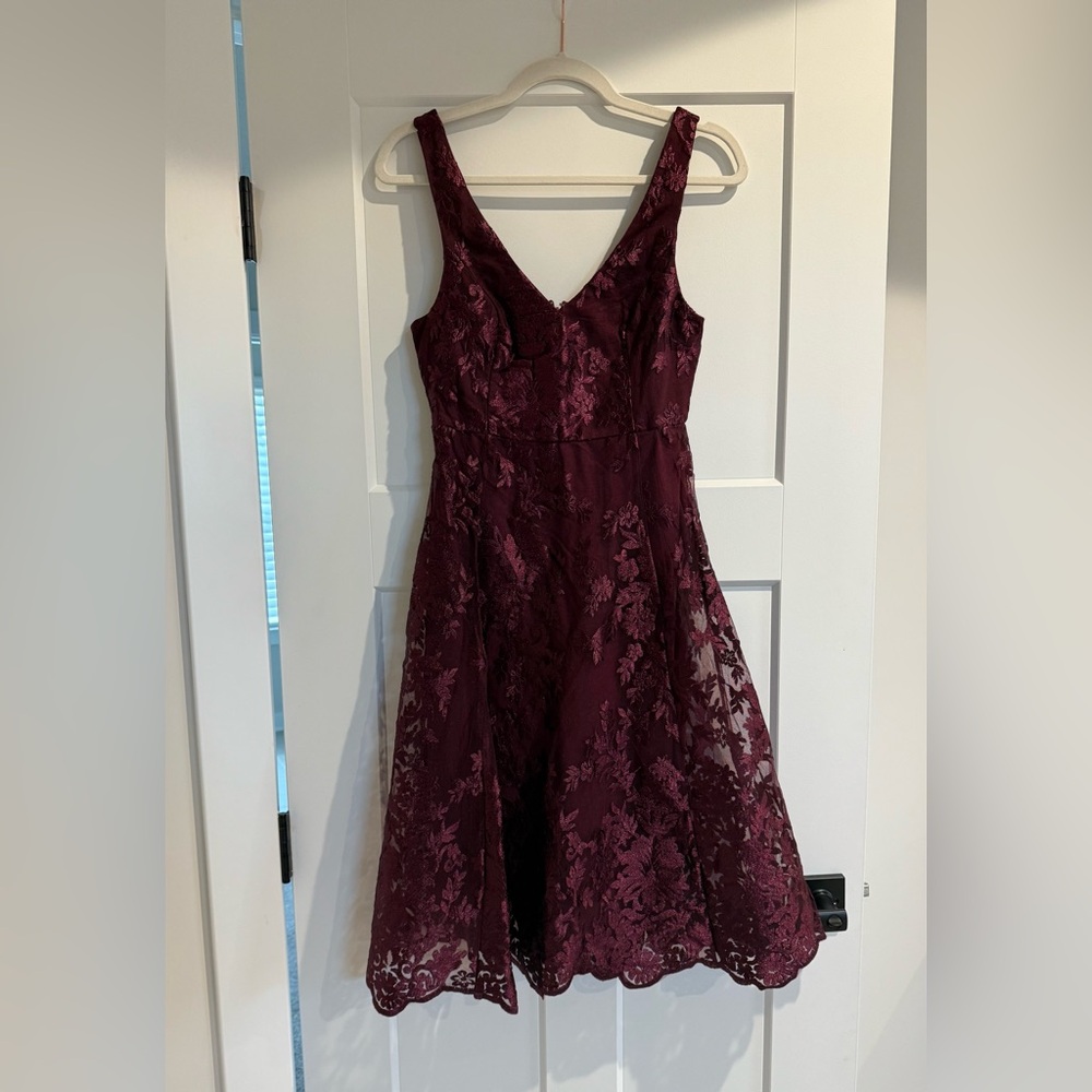 Lulu's Burgundy Dress